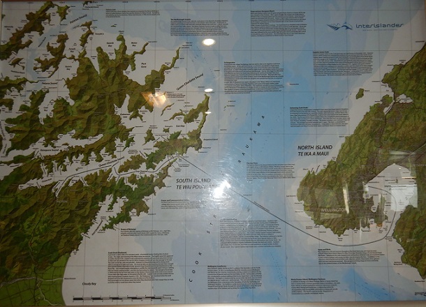 クック海峡　地図
